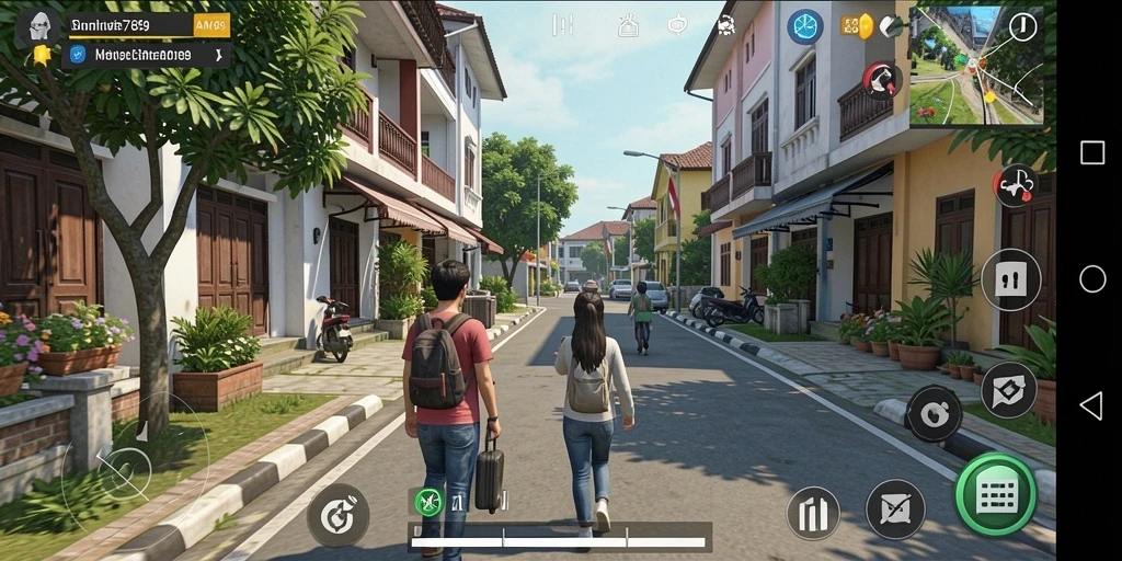 Tampilan menarik dari gameplay simulasi AMS789 yang mendetail.