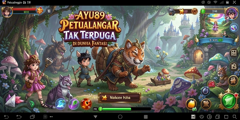 Gameplay AYU89 yang menantang dan penuh warna dalam dunia petualangan.
