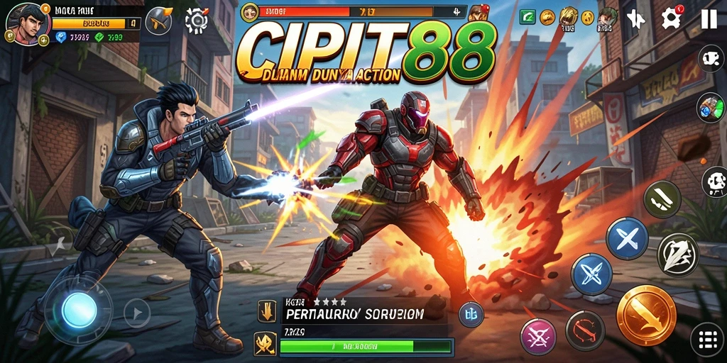 Tampilan gameplay seru dalam CIPIT88 dengan aksi yang mendebarkan.