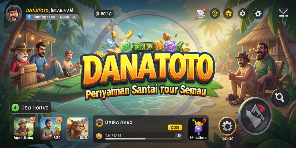 Screenshot gameplay <strong>DANATOTO</strong> menunjukkan keseruan permainan santai.