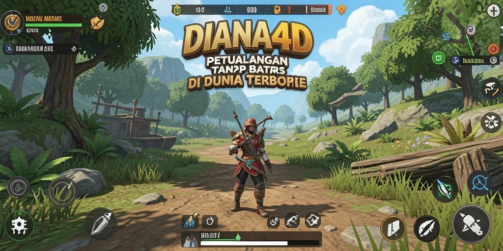 Tangkapan layar menampilkan pengalaman gameplay Open World yang mendalam.