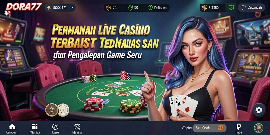 Tampilan gameplay DORA77 yang mendebarkan dan interaktif.