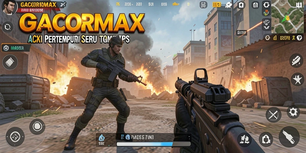 Gameplay TPS GACORMAX yang mendebarkan dan seru.