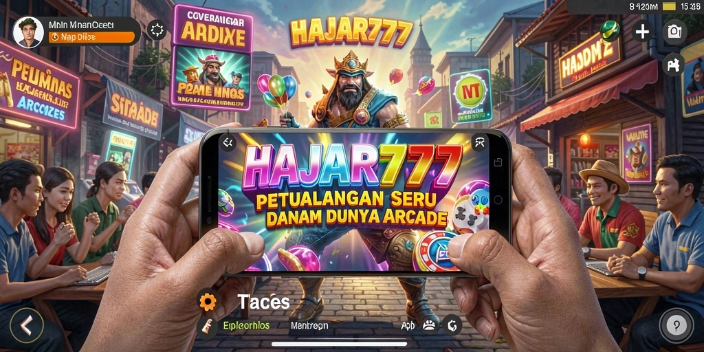 Tampilan gameplay seru dalam HAJAR777 yang menantang para pemain.