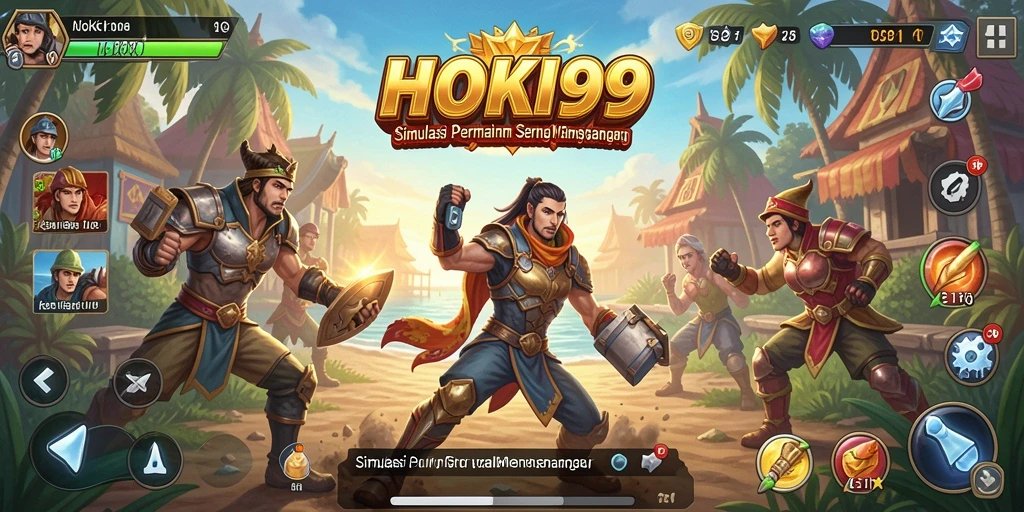 Tampilan gameplay seru dan menarik dari HOKI99.