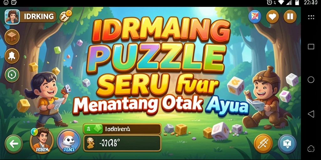 Screenshot gameplay <strong>IDRKING</strong> yang menampilkan tantangan puzzle seru.