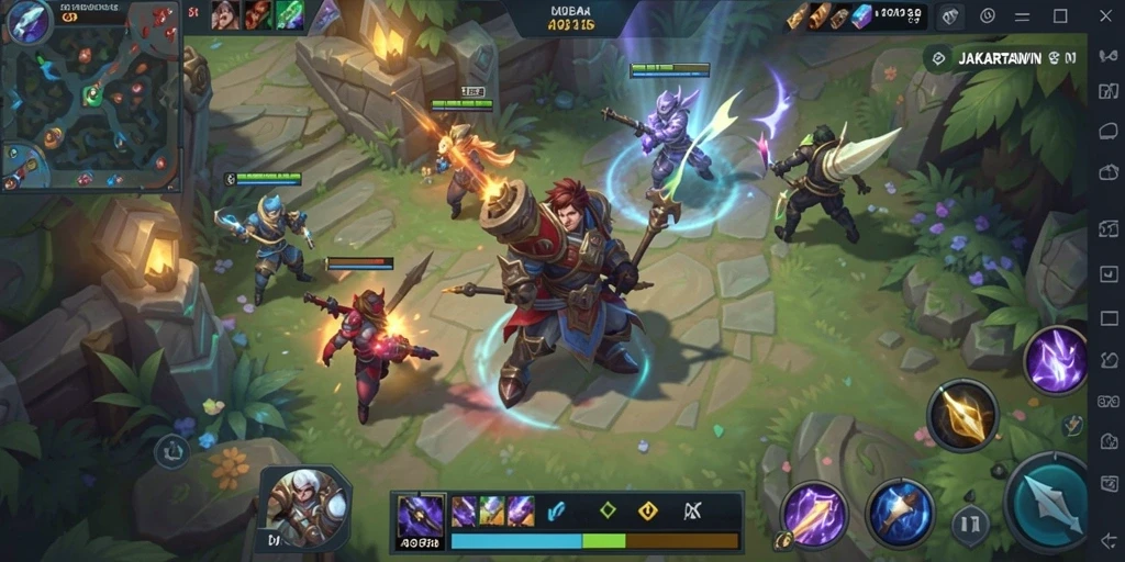 Tampilan gameplay seru dan mendebarkan di JAKARTAWIN.
