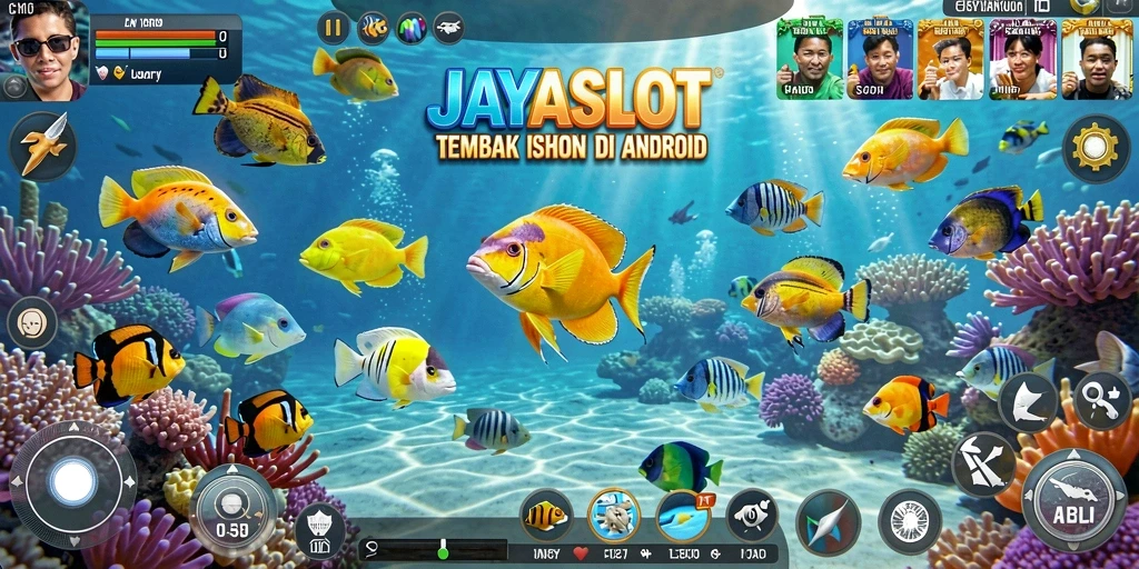 Screenshot gameplay Tembak Ikan JAYASLOT yang menarik dan seru.