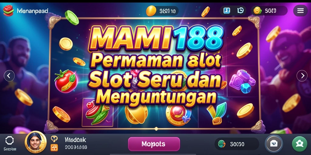 Screenshot MAMI188 menampilkan gameplay slot yang menyenangkan.