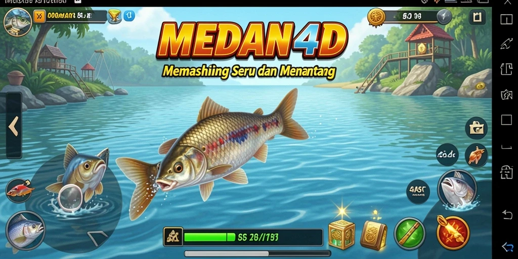 Gameplay MEDAN4D dengan suasana memancing yang realistis.
