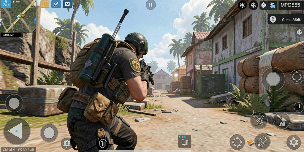 Gameplay seru dalam pertempuran TPS yang mendebarkan.