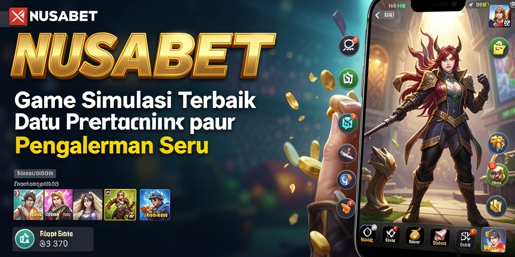 Tampilan gameplay NUSABET dengan simulasi yang mengesankan.