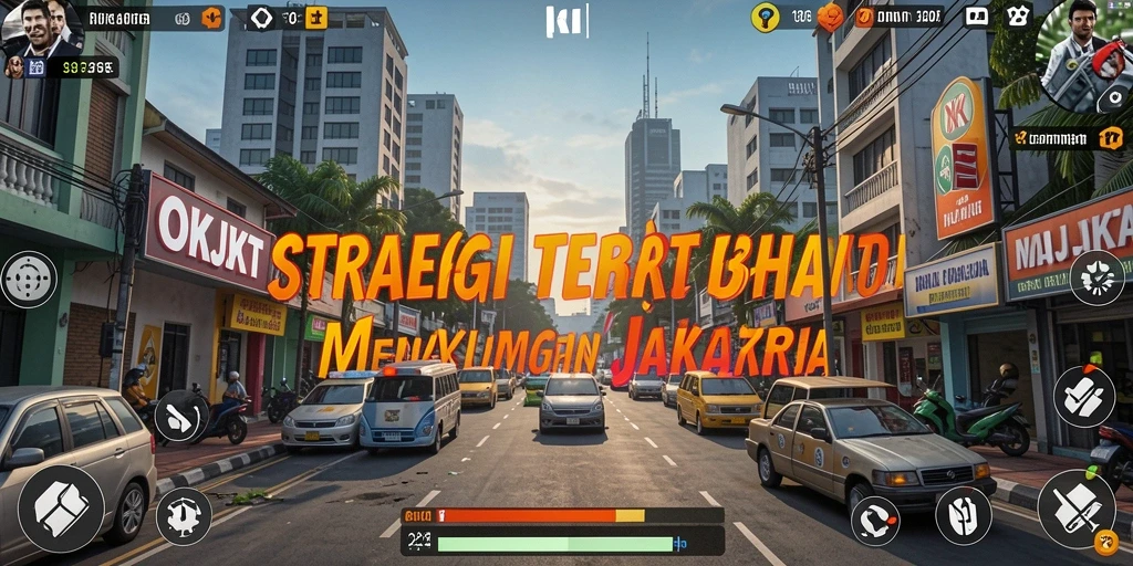 Tampilan gameplay seru dan strategis dalam OKJKT.