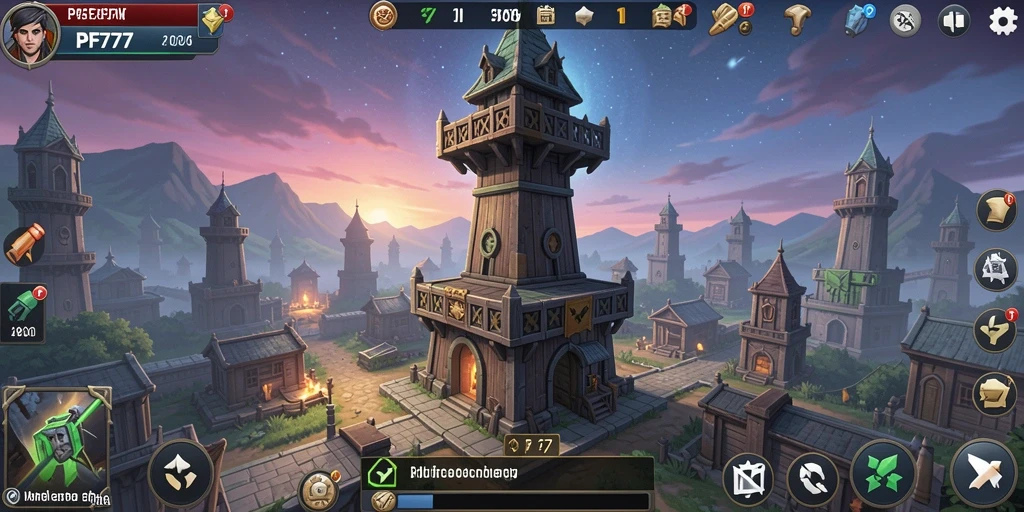 Gameplay menara pertahanan yang intens dan mendebarkan di PF777.