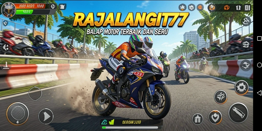 Gameplay seru di RAJALANGIT77 dengan balapan motor yang mendebarkan.