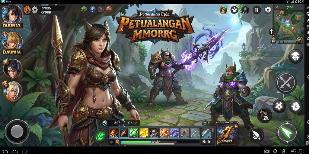 Tangkap momen seru dalam gameplay RP886 MMORPG yang penuh aksi.