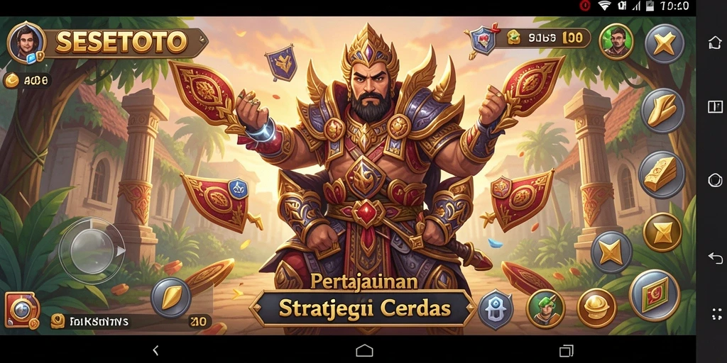 Gameplay SESETOTO yang seru dan menantang di setiap level.