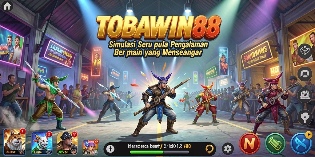 Tampilan gameplay TOBAWIN88 yang menarik dan interaktif.
