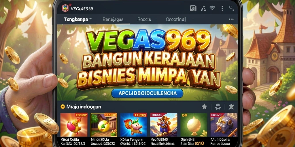 Tampilan gameplay menarik di VEGAS969 saat membangun bisnis.